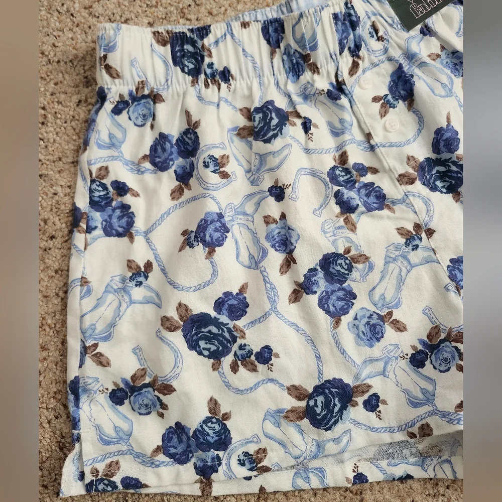 New Floral Cowgirl Boxer Shorts - Picture 2 of 6